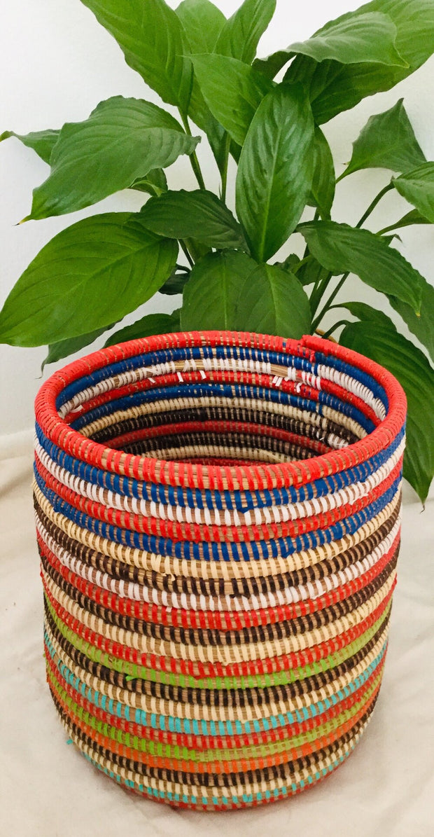Multi-Colored Rings Basket