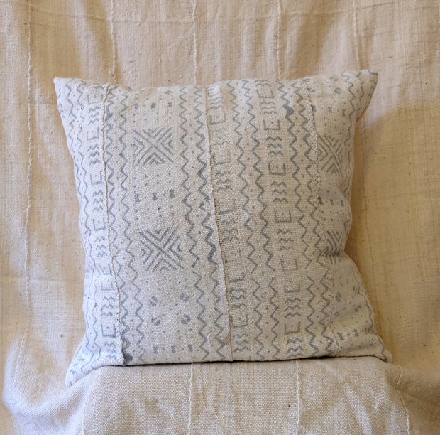Multi-Patterns on White Pillowcase