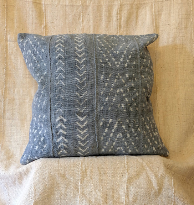 Multi-Lines on Grey Pillowcase