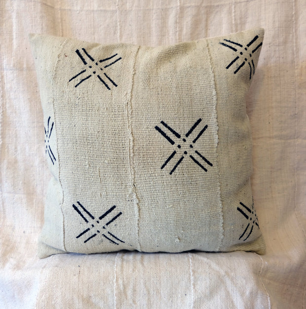Crosses on Pale Wheat Pillowcase