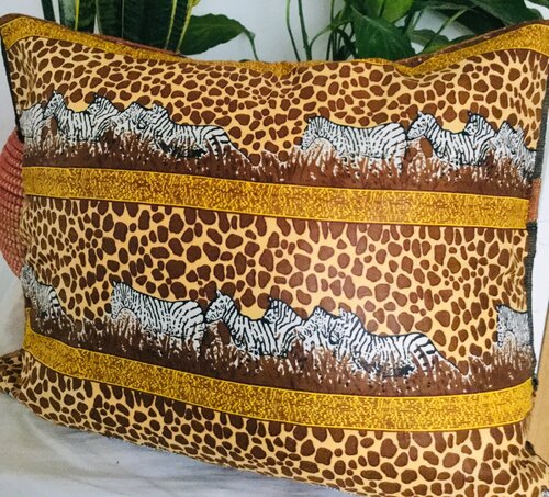 Kuba Cloth Pillowcase from The Congo #1