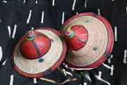 Red color Large Fulani Hat 2.