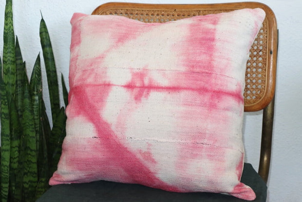 Tie-Dye on Light Pink Pillowcase