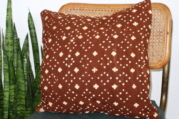 Stars on Large Rust Pillowcase