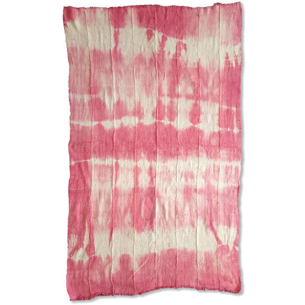 Tie Dye on Pink Mudcloth