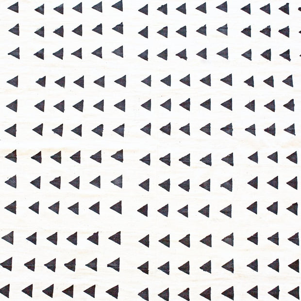 Black Triangle White Mudcloth Pattern.