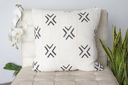 Crosses on Large White Pillowcase