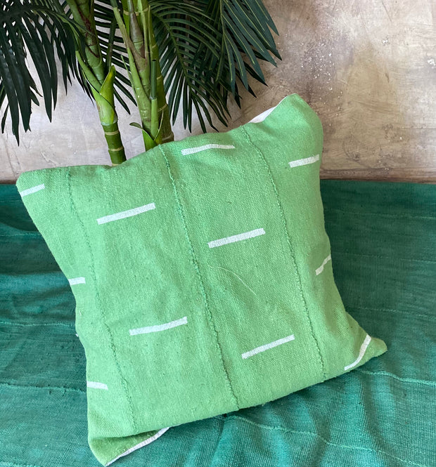 Lines on Lime Green Pillowcase