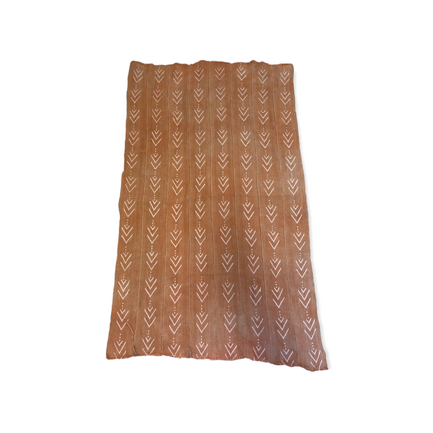 BROWN MUD CLOTH WITH CHEVRONS