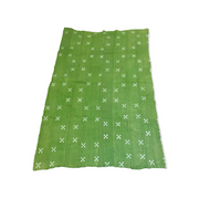 GREEN MUD CLOTH WITH X