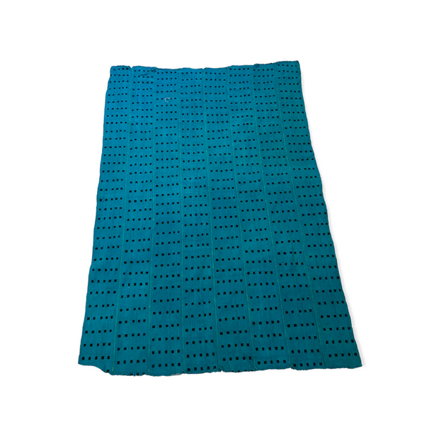 BLUE MUD CLOTH WITH DOTS