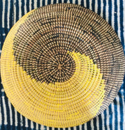Dark Blue-Yellow Senegalese Basket