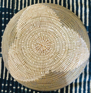 Khaki Flower Senegalese Basket